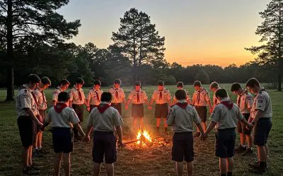 صلاة افتتاح المخيم